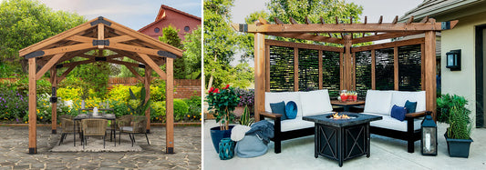 The Key Differences Between Gazebos and Pergolas